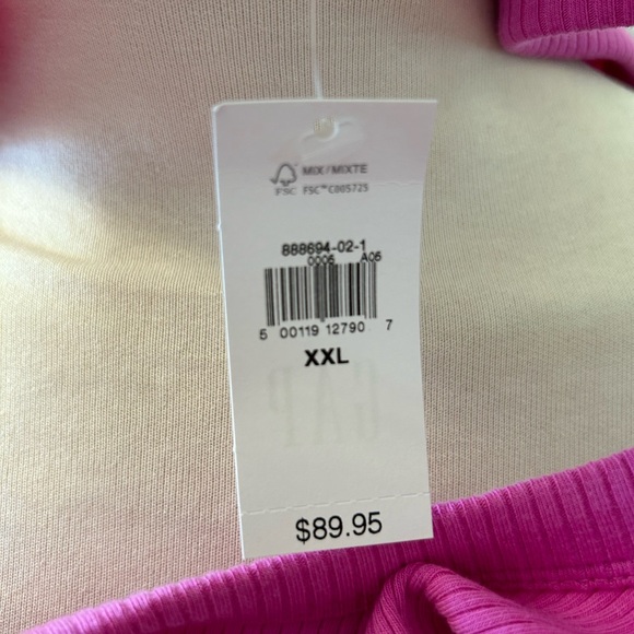 GAP Textured Crinkle Midi Dress in Budding Pink, NWT - Picture 7 of 7